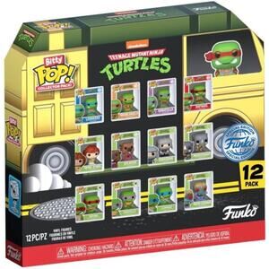 Funko Bitty Pop! Teenage Mutant Ninja Turtles (TMNT) 12 Pc NWT